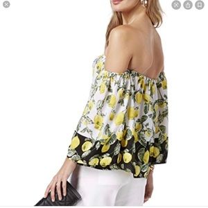 Inc. lemon blouse size medium